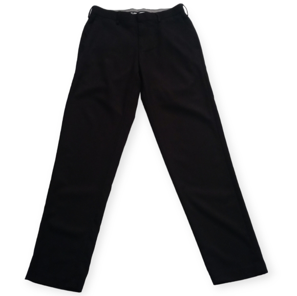 HAGGAR  MEN'S PREMIUN STRETCH SLIM FIT DRESS PANTS. SIZE 29 / 30. COLOR BLACK. - Picture 3 of 14